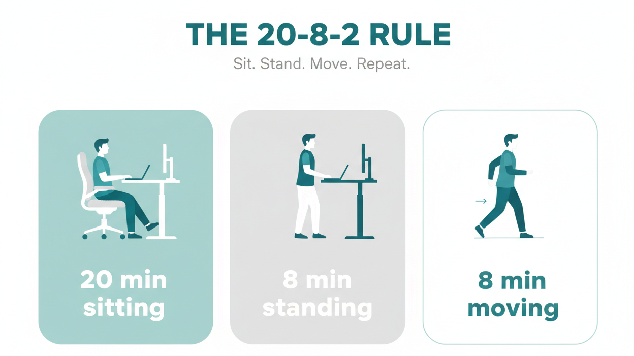 The 20-8-2 Rule: What It Is, Whether It Works, and What Your Chair Has to Do With It