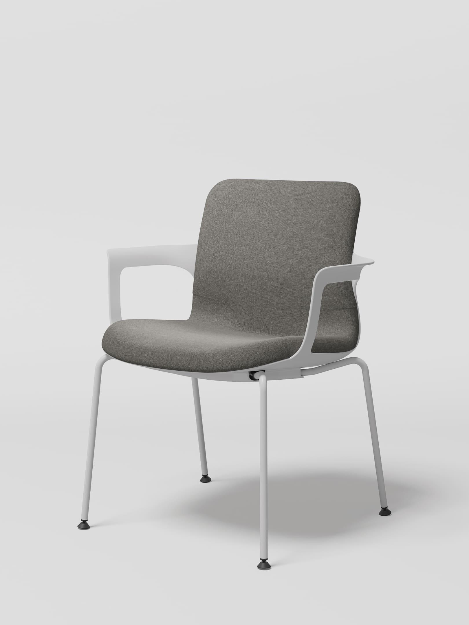 EGA 4-Leg / Glides in Warm Grey