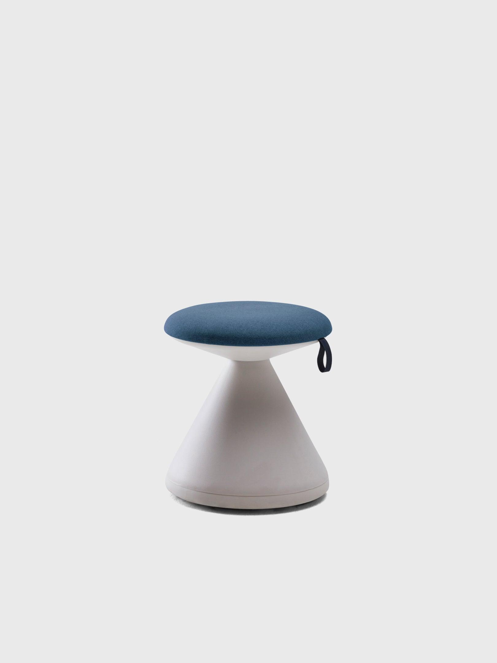 FUNGUS Stool / White / Blue, view 1