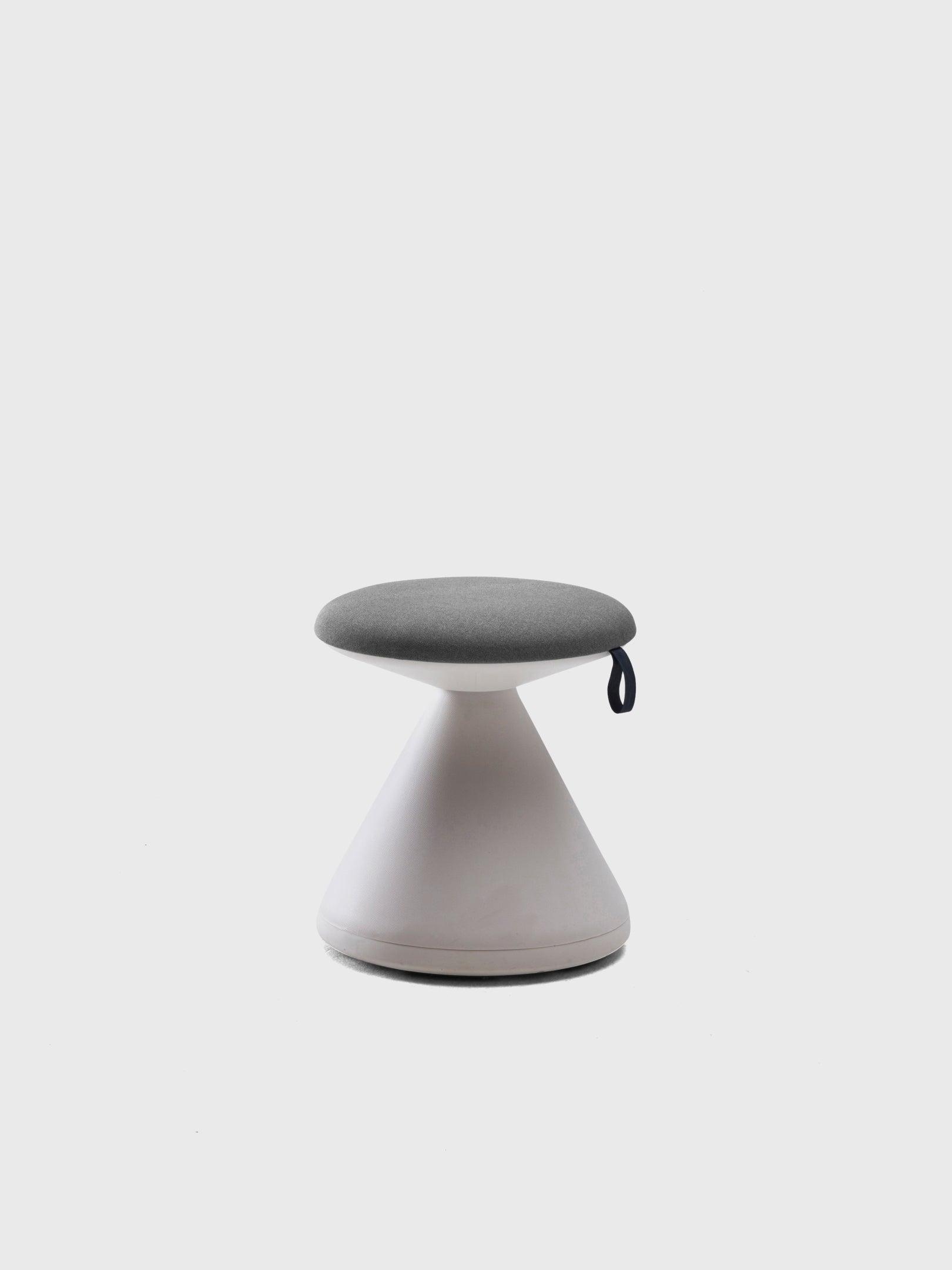 FUNGUS Stool / White / Grey, view 1