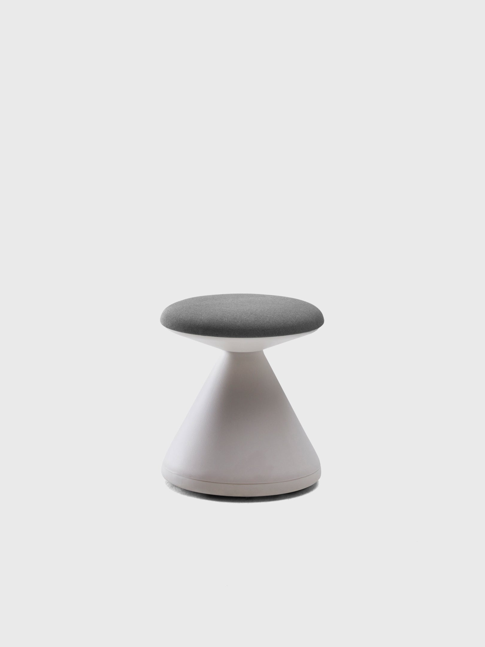 FUNGUS Stool / White / Grey, view 2