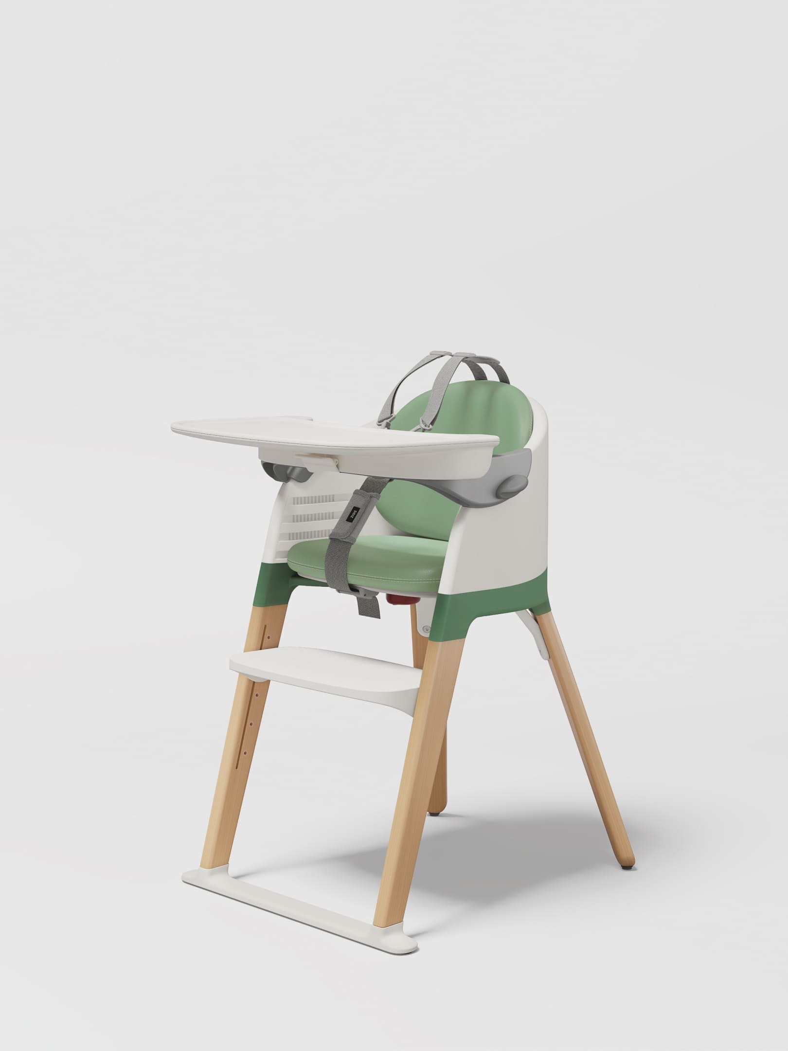 MOLTI High Chair / Avocado Green, view 3