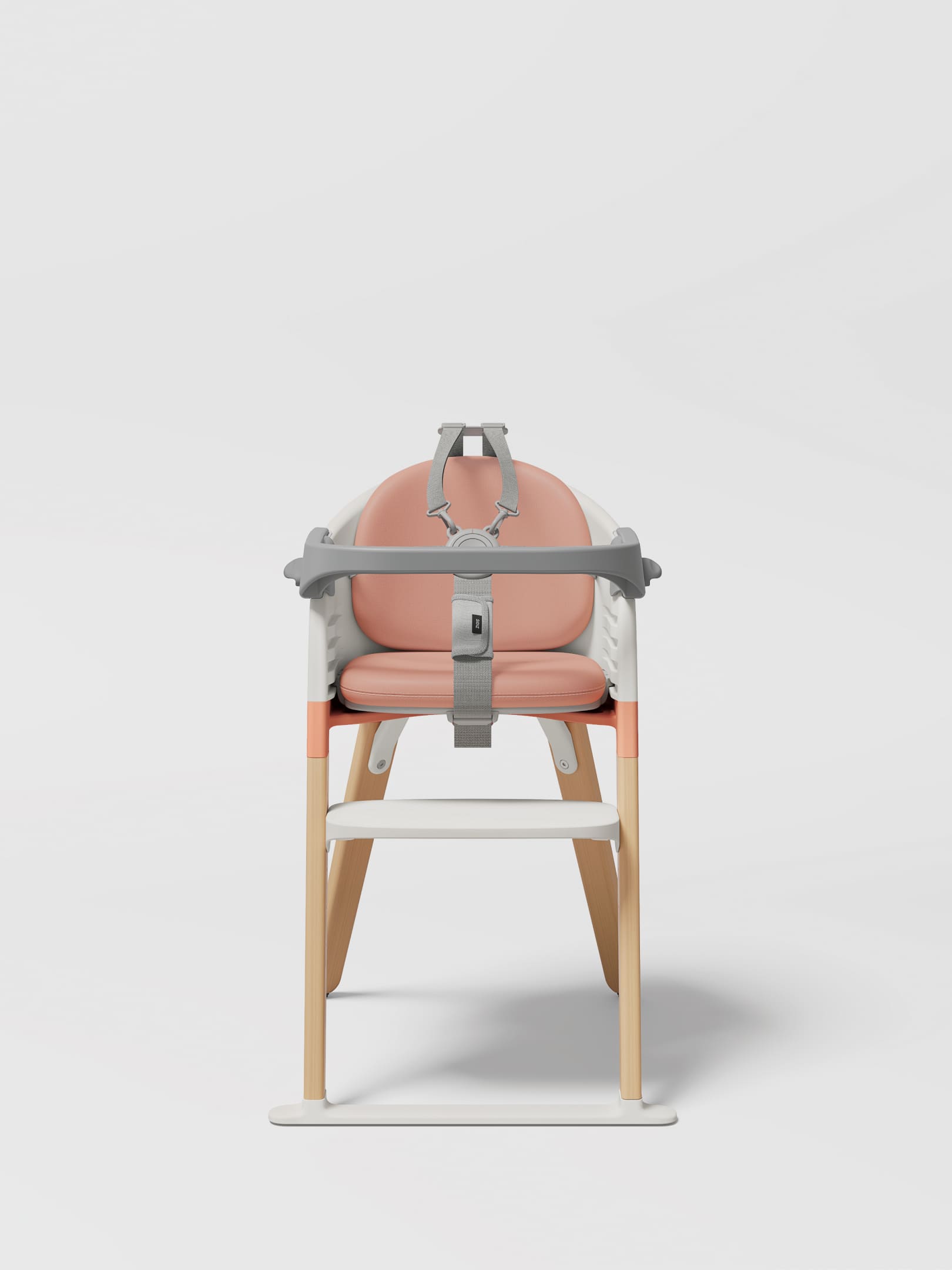 MOLTI High Chair / Coral Pink, view 2