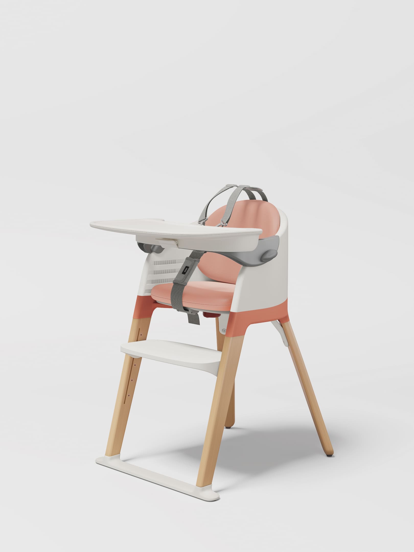 MOLTI High Chair / Coral Pink, view 3