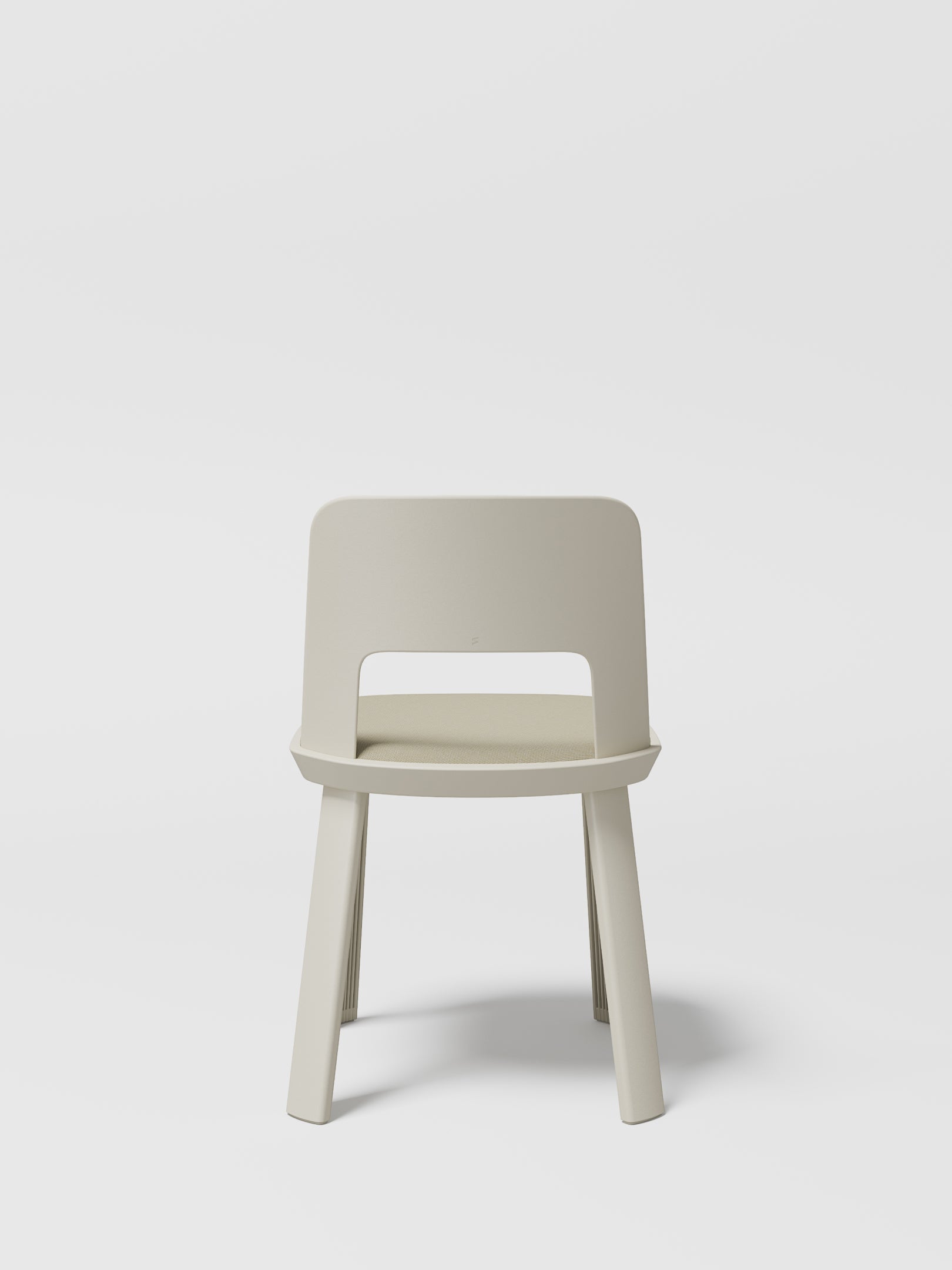 PLIT Beige dining chair detail