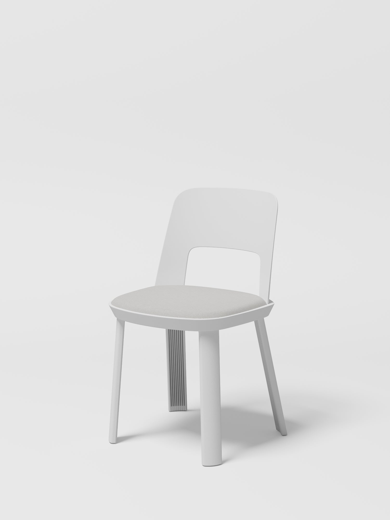 PLIT dining chair in White