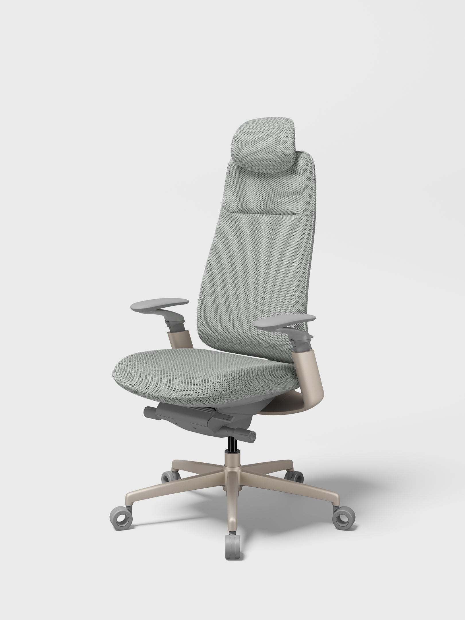 SIDIZ T90 ergonomic office chair in Double Raschel mesh, grey