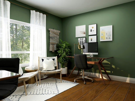 Using 2026’s "restorative dark" palette in tiny workspaces