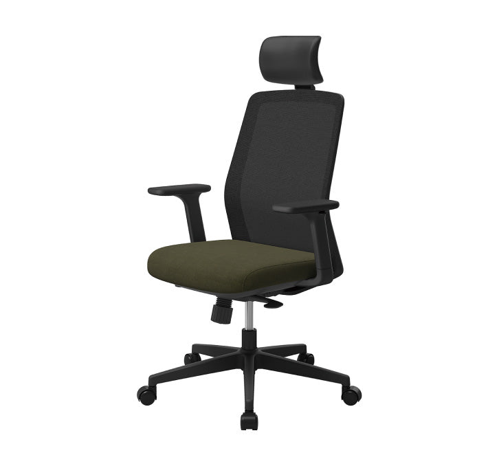 T40 SE Entry Level Ergonomic Chair (Black Frame / Khaki Seat)