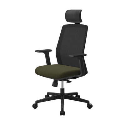 T40 SE Entry Level Ergonomic Chair (Black Frame / Khaki Seat)
