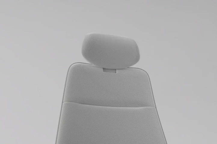 Adjusting the headrest height and angle on the SIDIZ T90