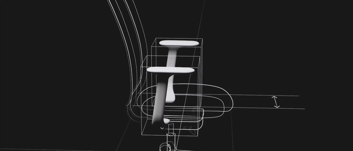 T20 ergonomic preset supporting a relaxed working posture