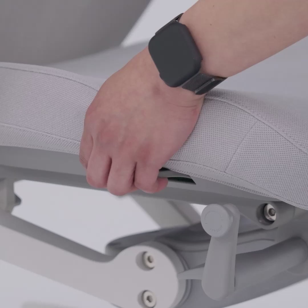 T50 hybrid seat being removed and replaced