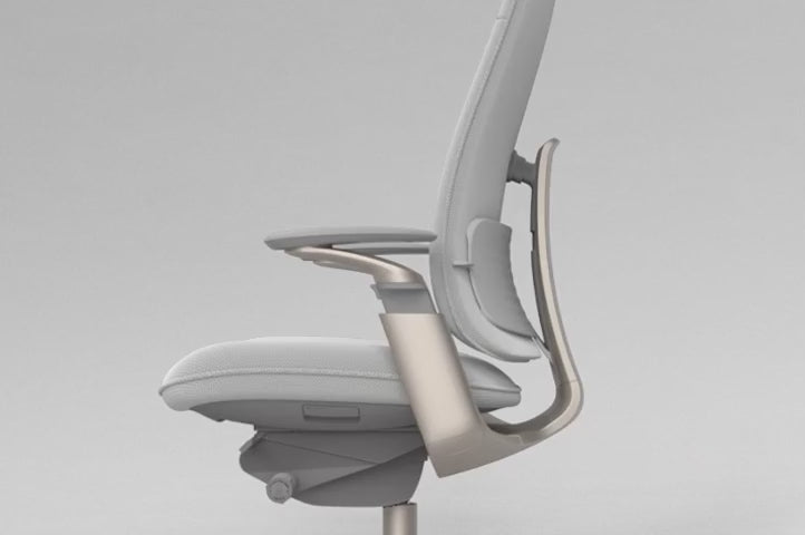 Adjusting the lumbar support height on the SIDIZ T90
