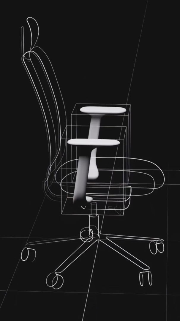 T20 ergonomic preset supporting a relaxed working posture