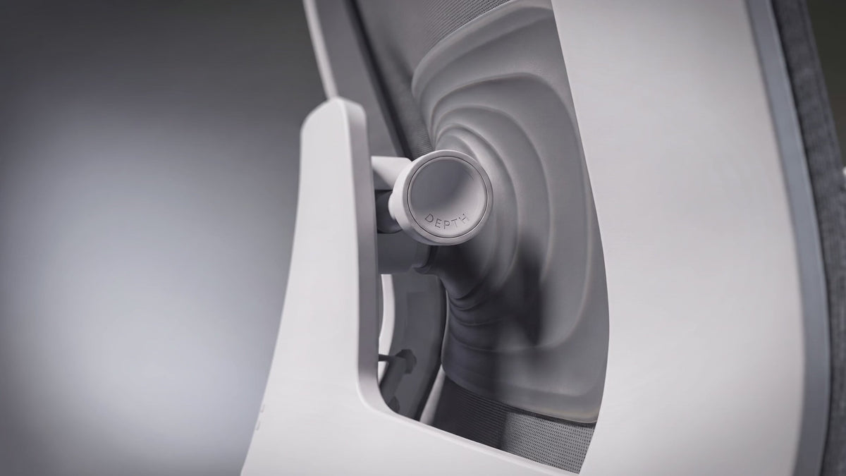 T50 lumbar support holding position while the chair reclines