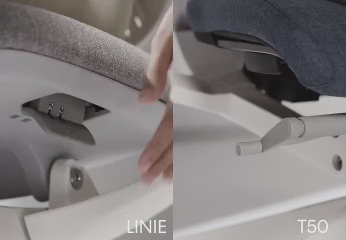 LINIE auto-fit tilt responding to a sitter