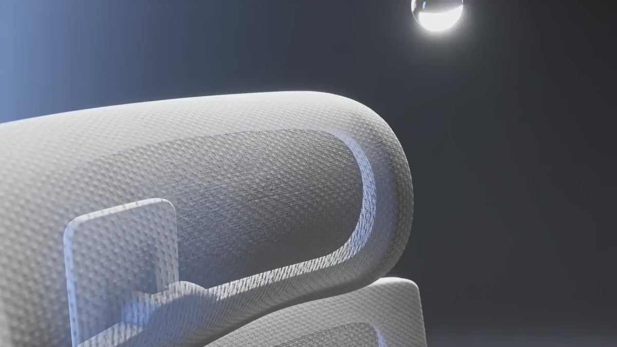 Wide T50 headrest supporting changing postures