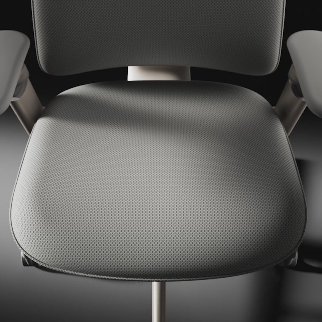Waterfall front edge of the SIDIZ T90 seat cushion
