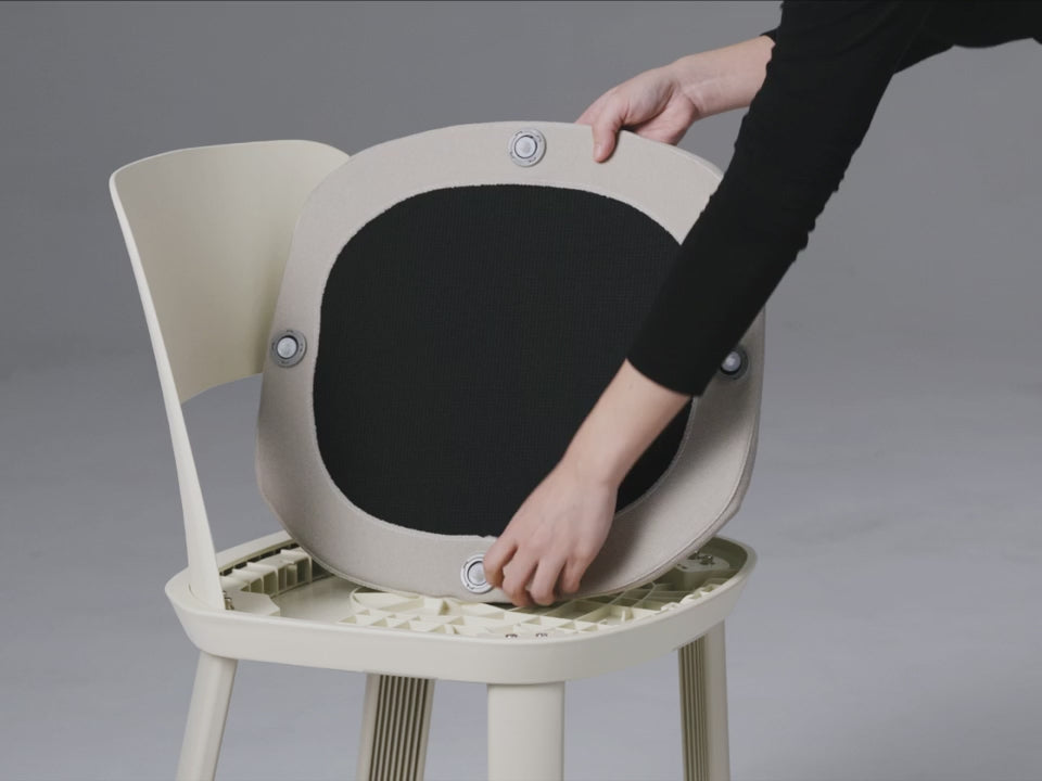 Unfastening and refitting the PLIT seat cover
