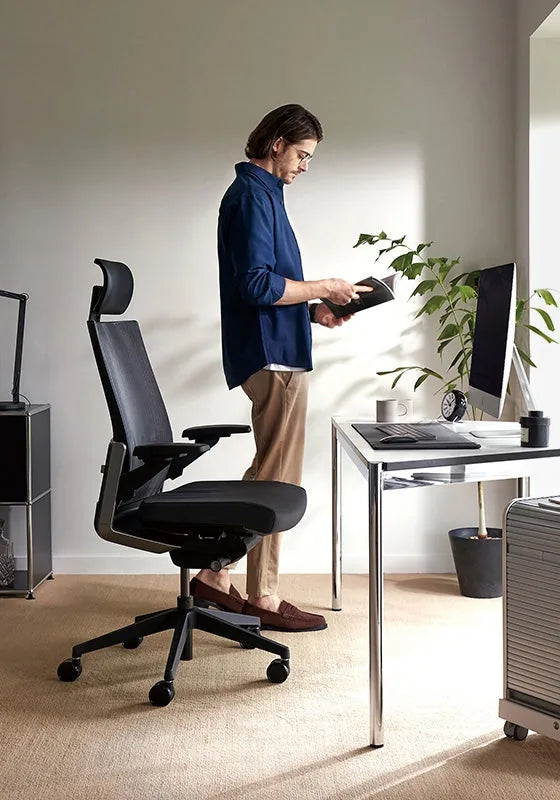 People using SIDIZ seating in everyday spaces