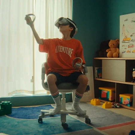 Person learning and growing while seated