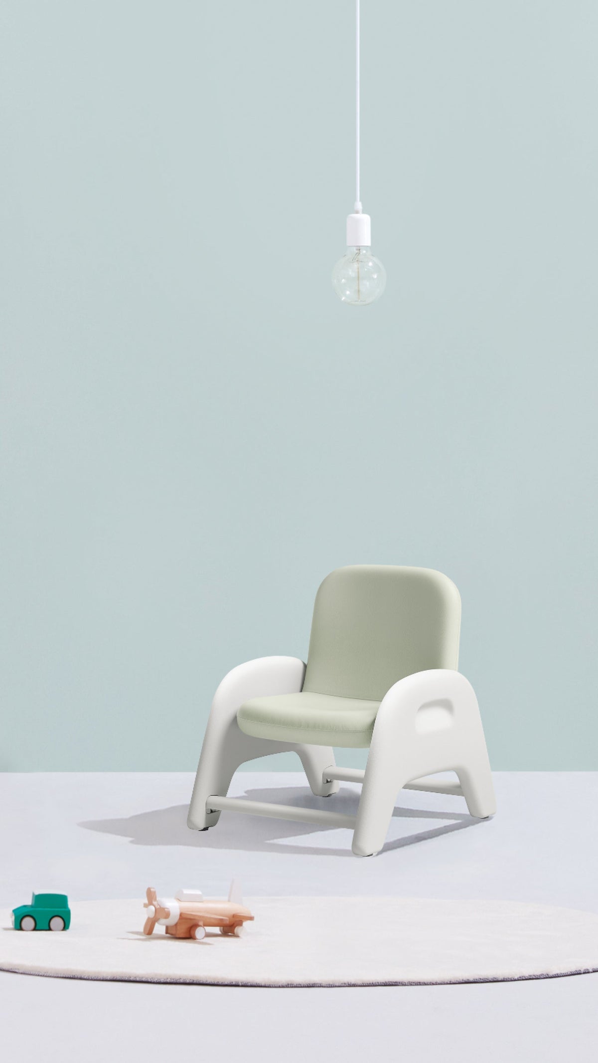 ATTI toddler chair in a child's first study space