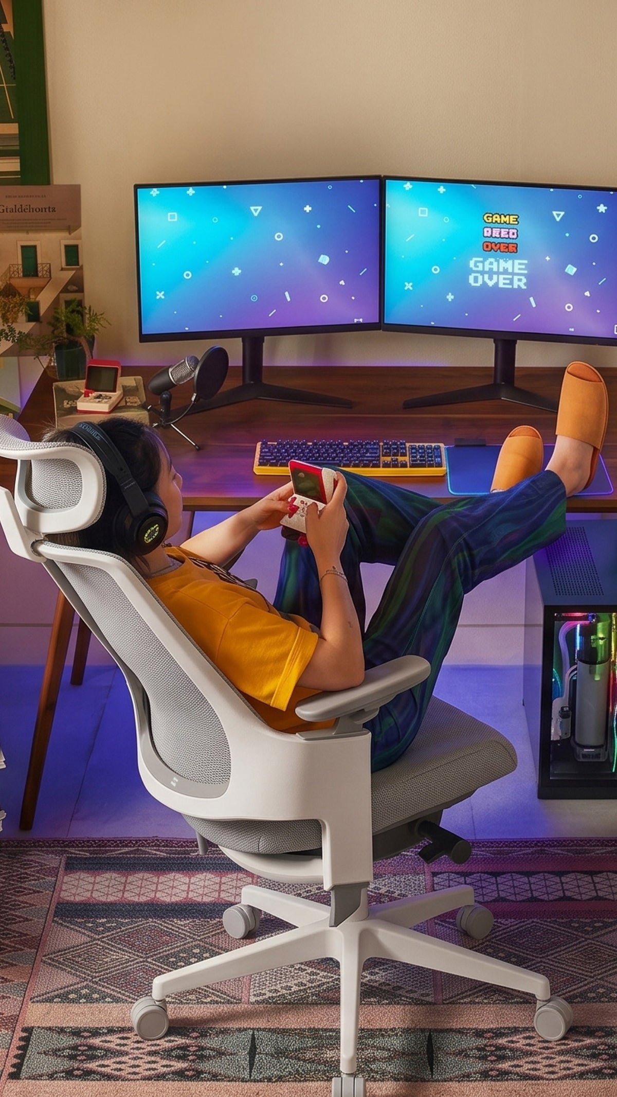 GX ergonomic gaming chair in a gaming space