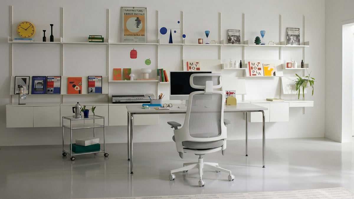 GX in a bright home workspace