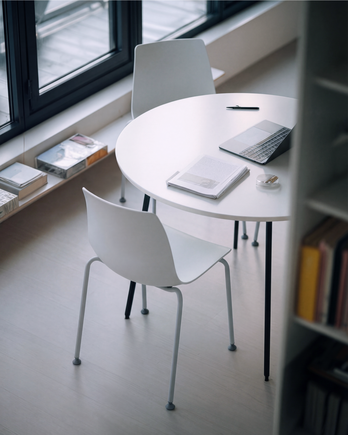 MANE ergonomic posture in an AI-generated interior