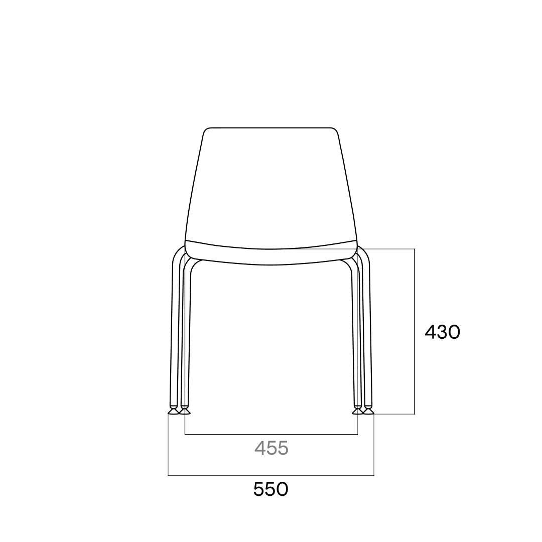 Front dimensions of MANE Plastic