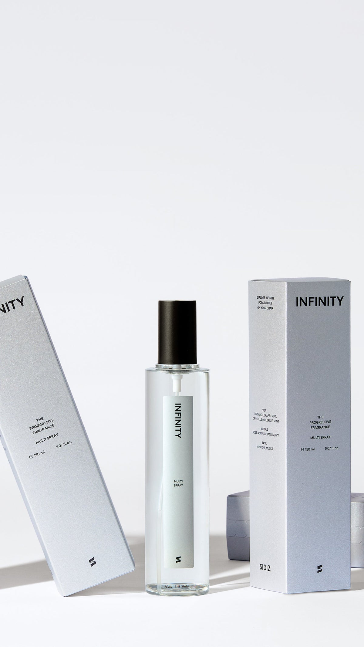 Multi Spray INFINITY in a focused workspace