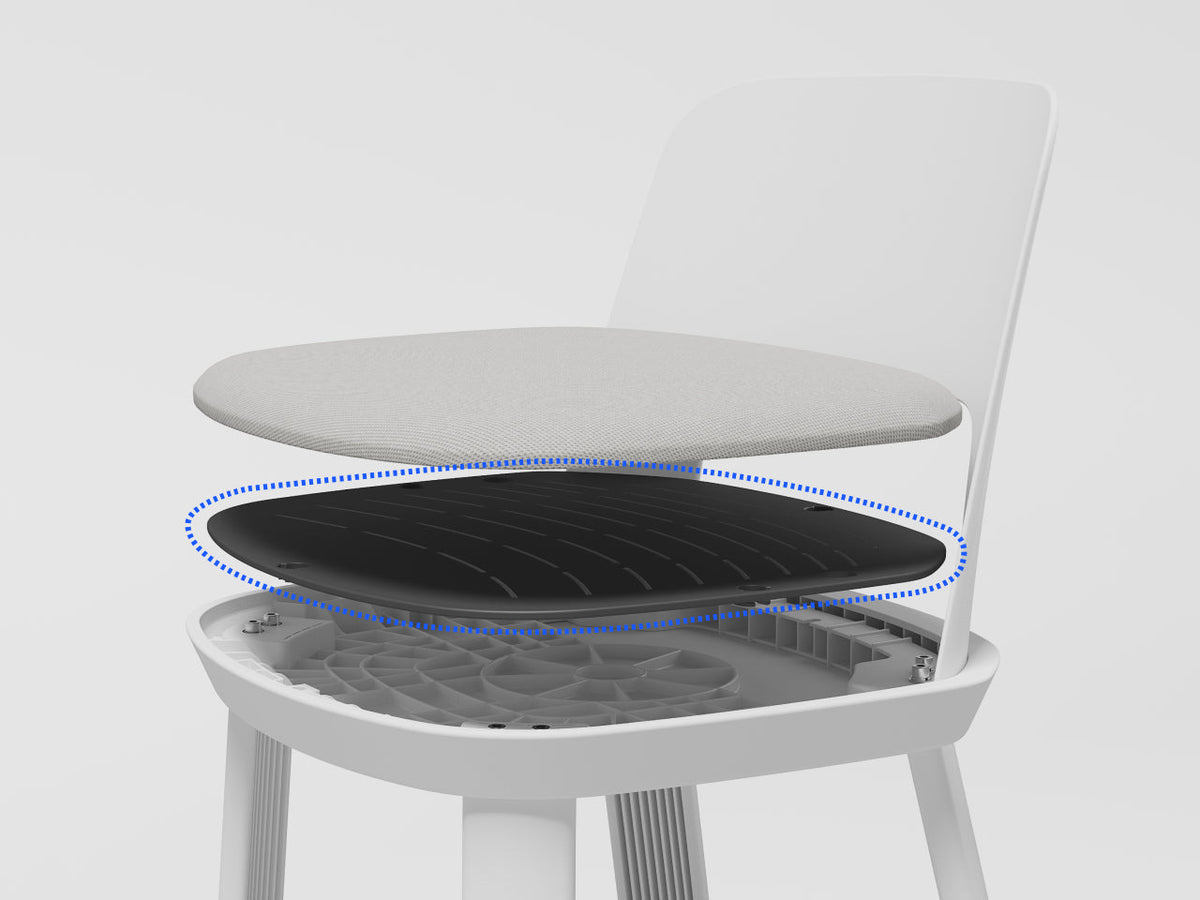 PLIT flexible slit seat structure