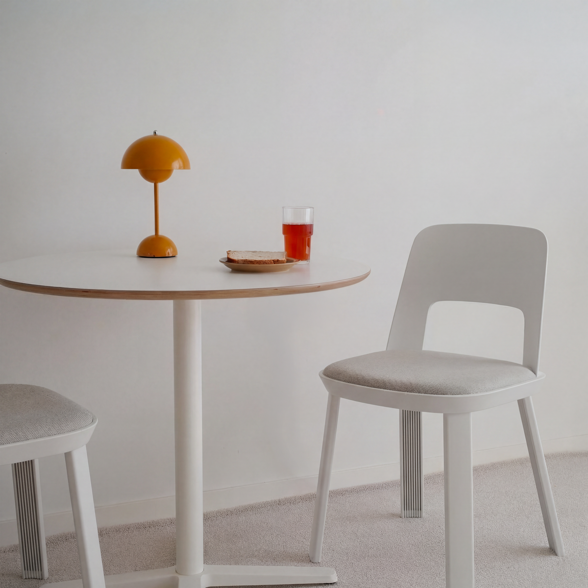 PLIT in an AI-generated clean white styling interior