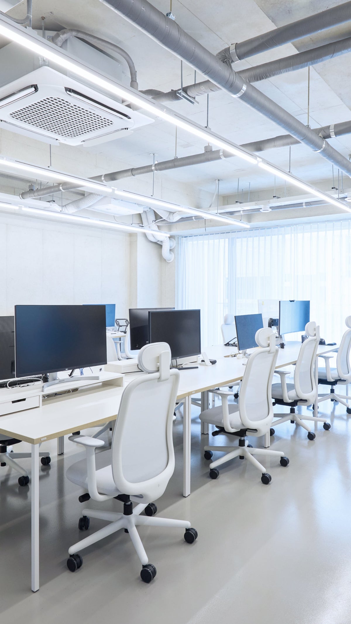 T20 chairs in a bright shared office
