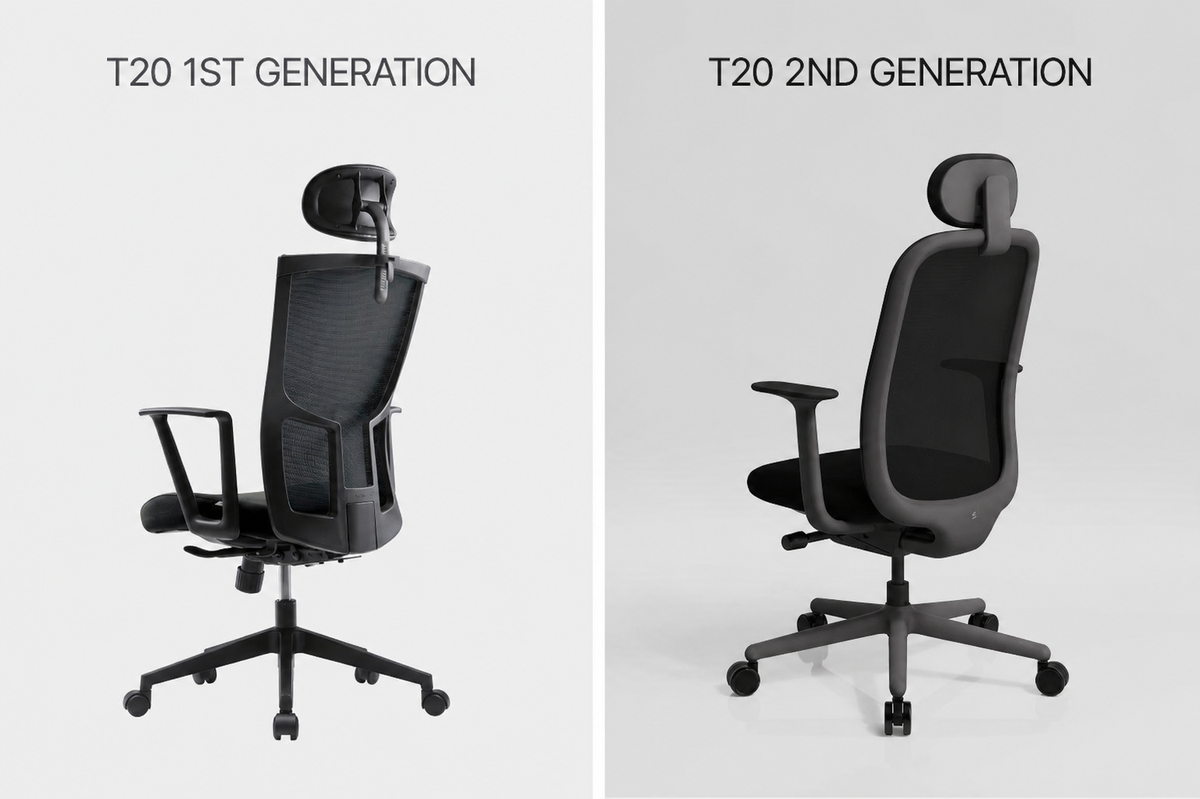 T20 first and second generation design comparison