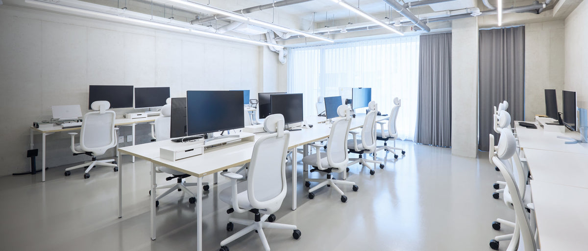 T20 chairs in a bright shared office