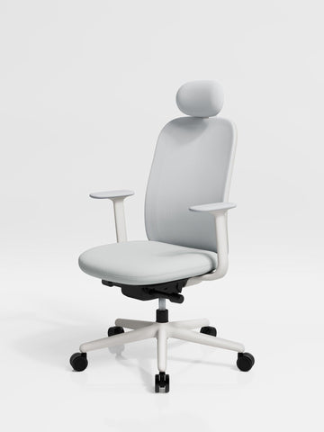 SIDIZ T20 with White frame and Off White upholstery