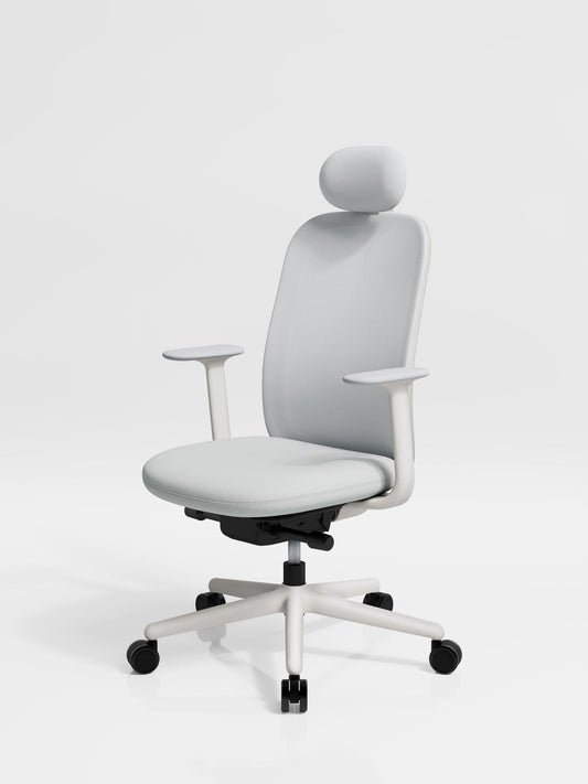 SIDIZ T20 with White frame and Off White upholstery