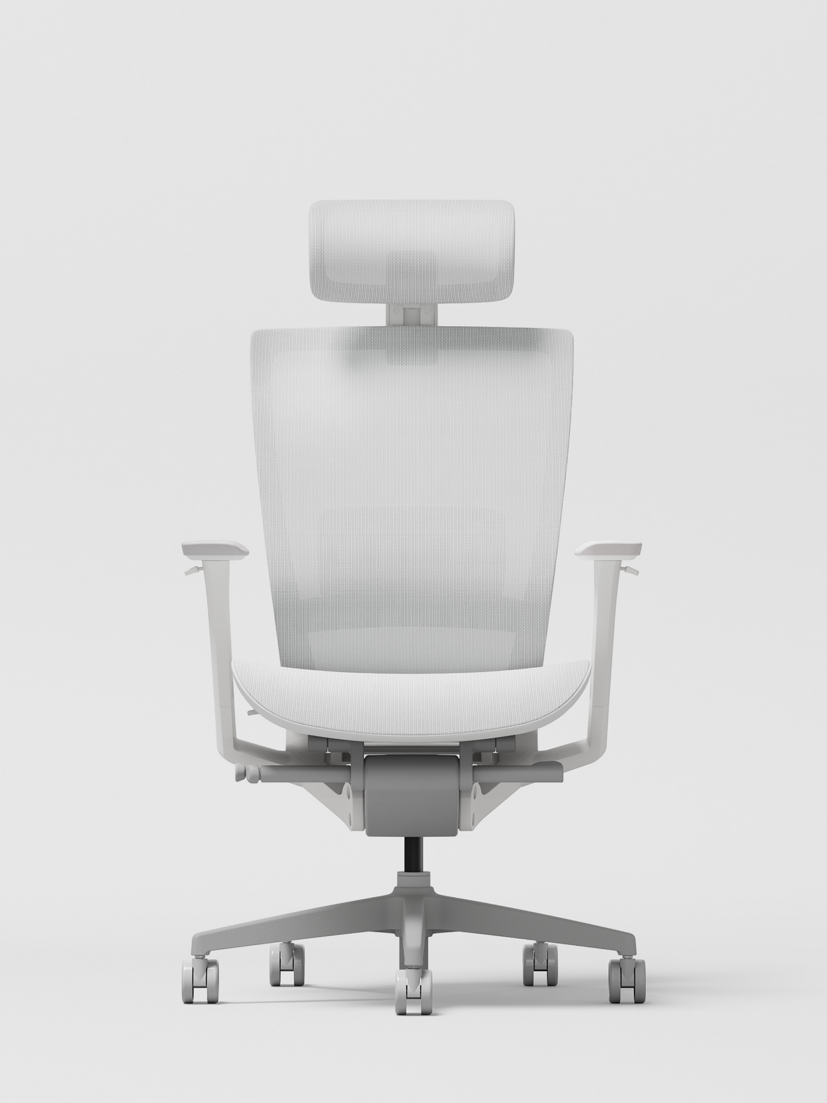 T50 AIR 2nd generation in Ash White, front view