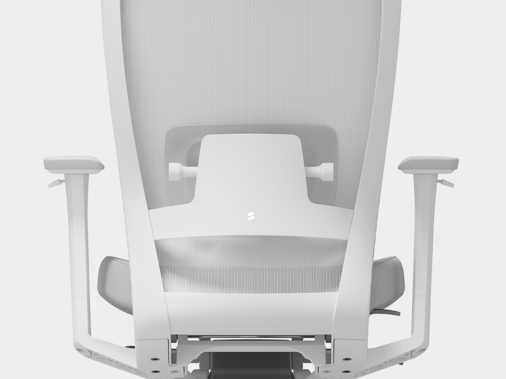 Wide flexible Ergofit lumbar support