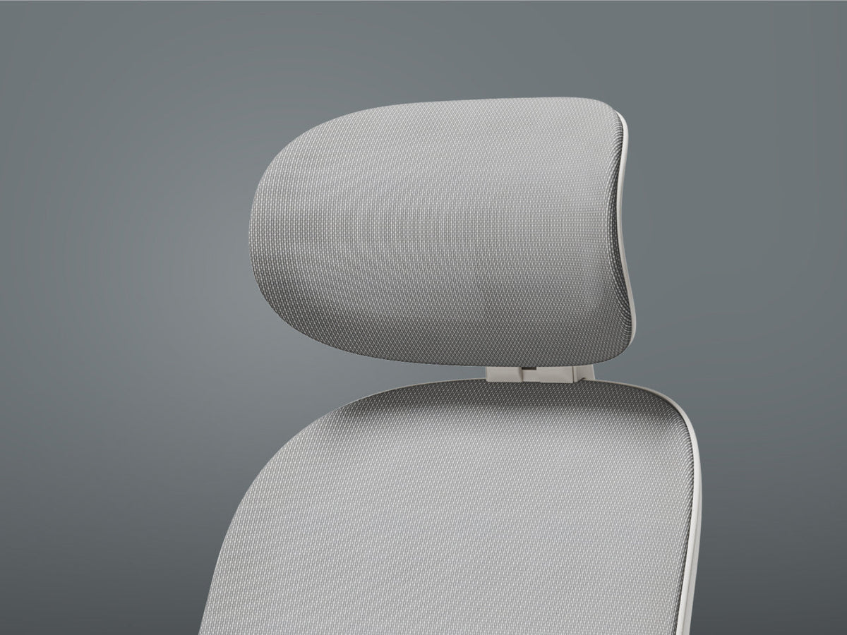 Wide breathable mesh headrest on the SIDIZ T60 AIR