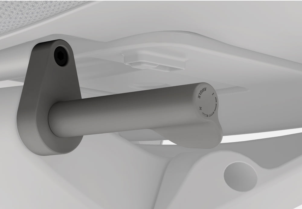 Five-step recline range control
