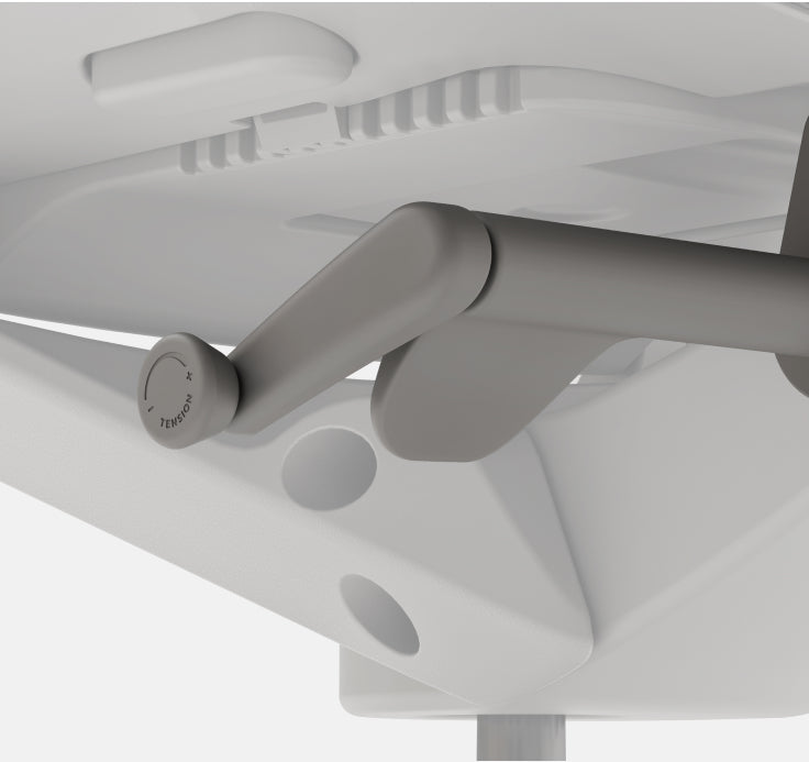T60 AIR tilt-tension adjustment lever