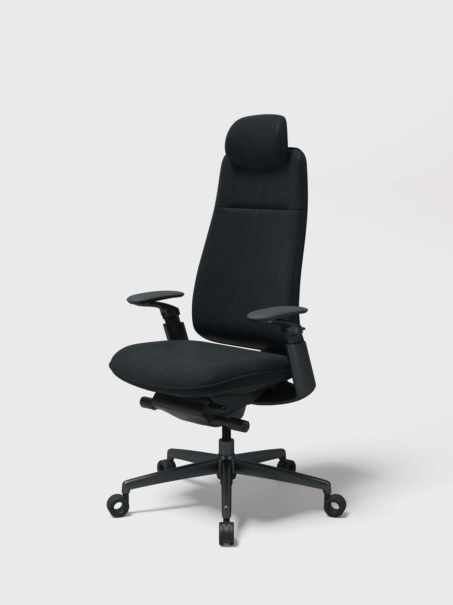 SIDIZ T90 ergonomic office chair in Aquatex fabric, green black