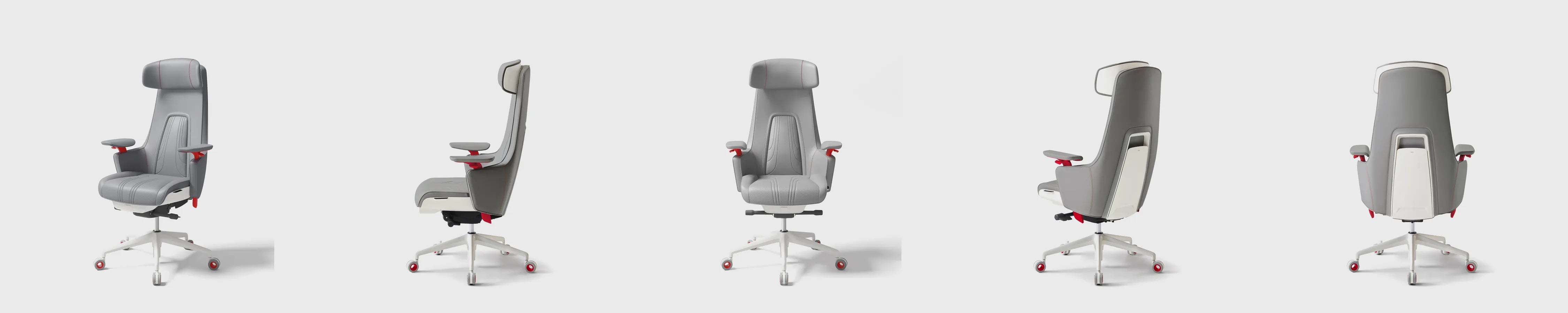 SIDIZ GC PRO in Grey Red, rotated view