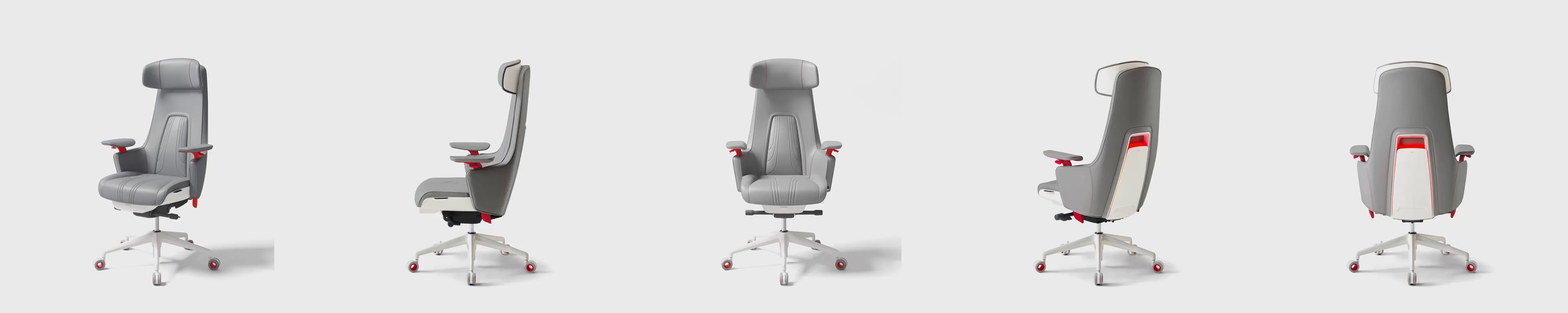 SIDIZ GC PRO in Grey Red, rotated view
