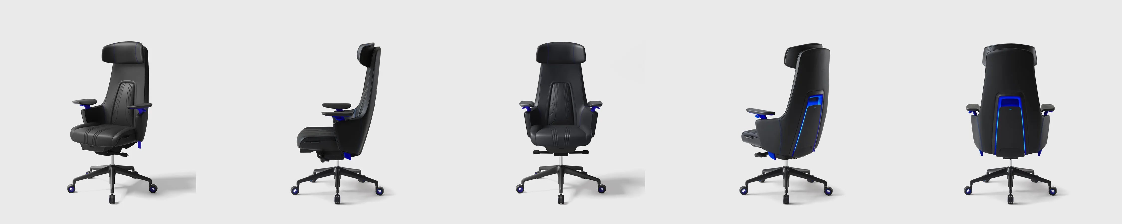 SIDIZ GC PRO in Black Blue, rotated view