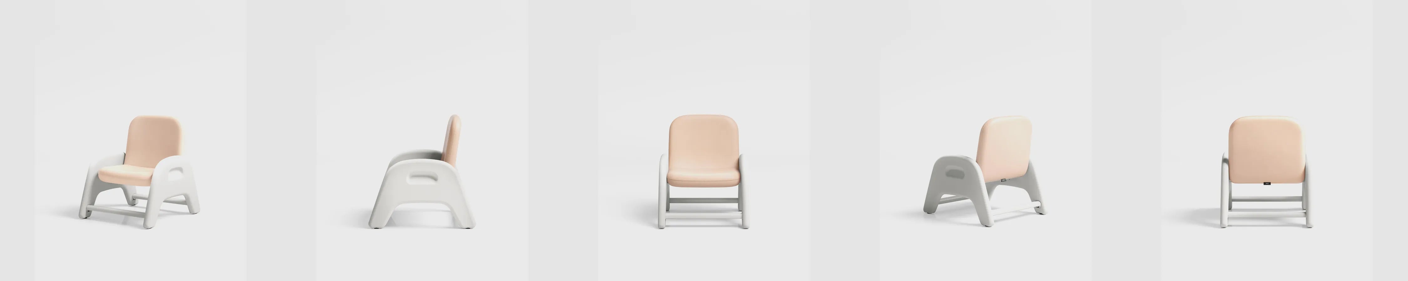 SIDIZ ATTI in Mellow Peach, rotated view