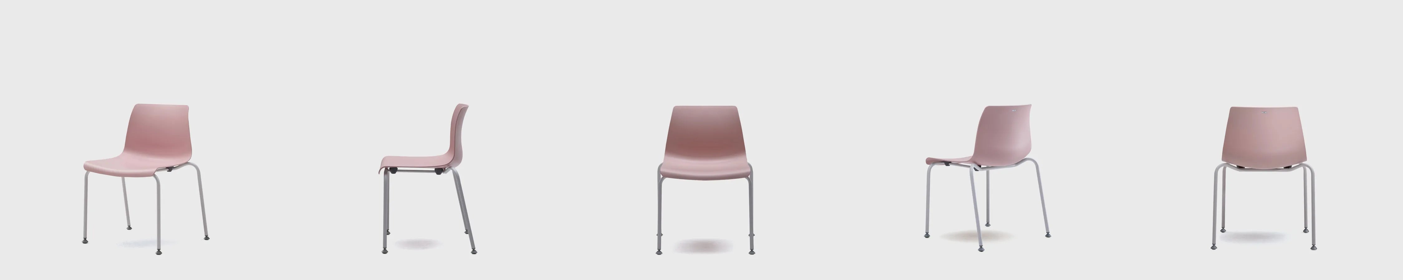 SIDIZ MANE in Rose Pink, rotated view